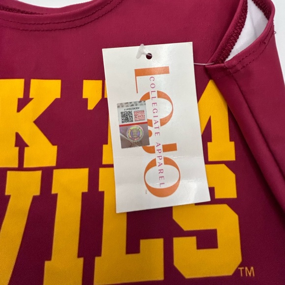 NWT Arizona State ASU Fork 'Em Crop Top. Size: One Size - Picture 6 of 7